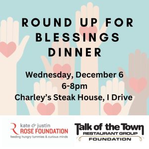 Round up for Blessings dinner