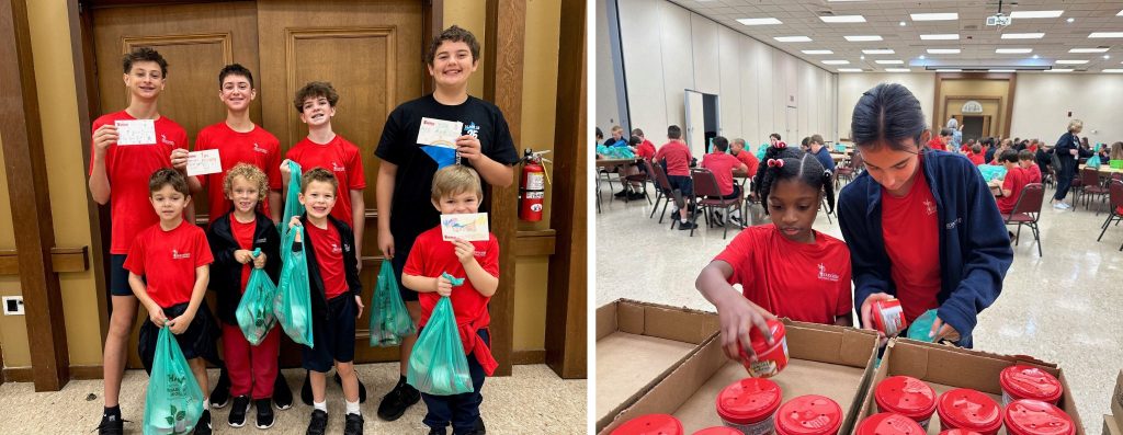 Annunciation Catholic Academy Packs 550 Bags of Weekend Food for Local Students